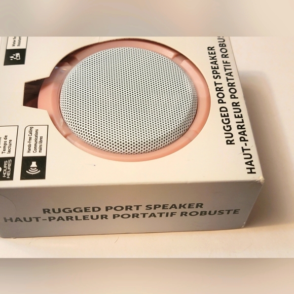 Onn Small Rugged Portable Bluetooth Speaker Pink - Picture 5 of 5